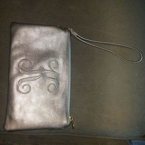 Monogrammed K Wristlet Lots of Storage  New